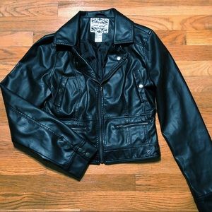 Black Pleather Jacket
